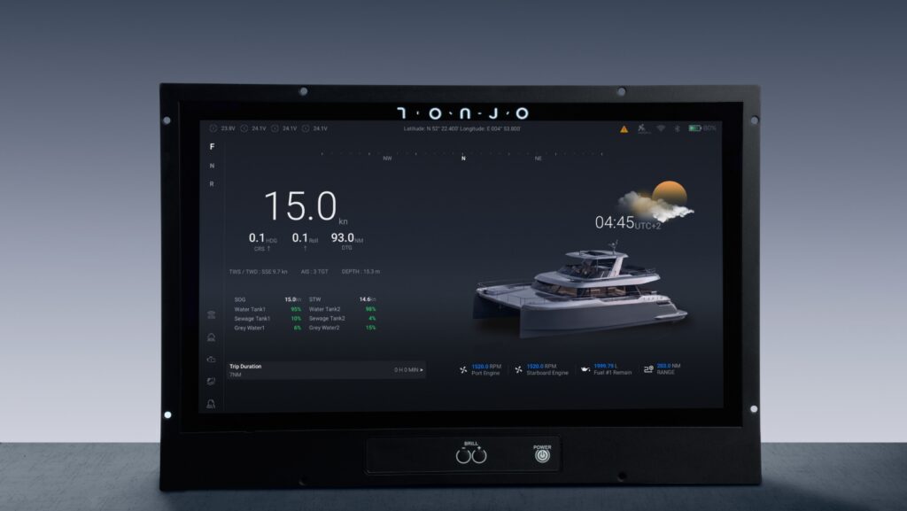 TONJO helm display