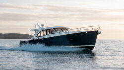 The new Duchy 45 motor yacht underway at sea