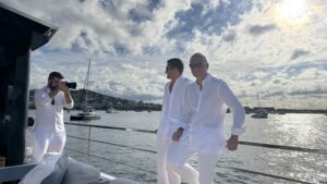 founder and CEO Ugo Pellegrino Arcadia taking part in photoshoot on A80