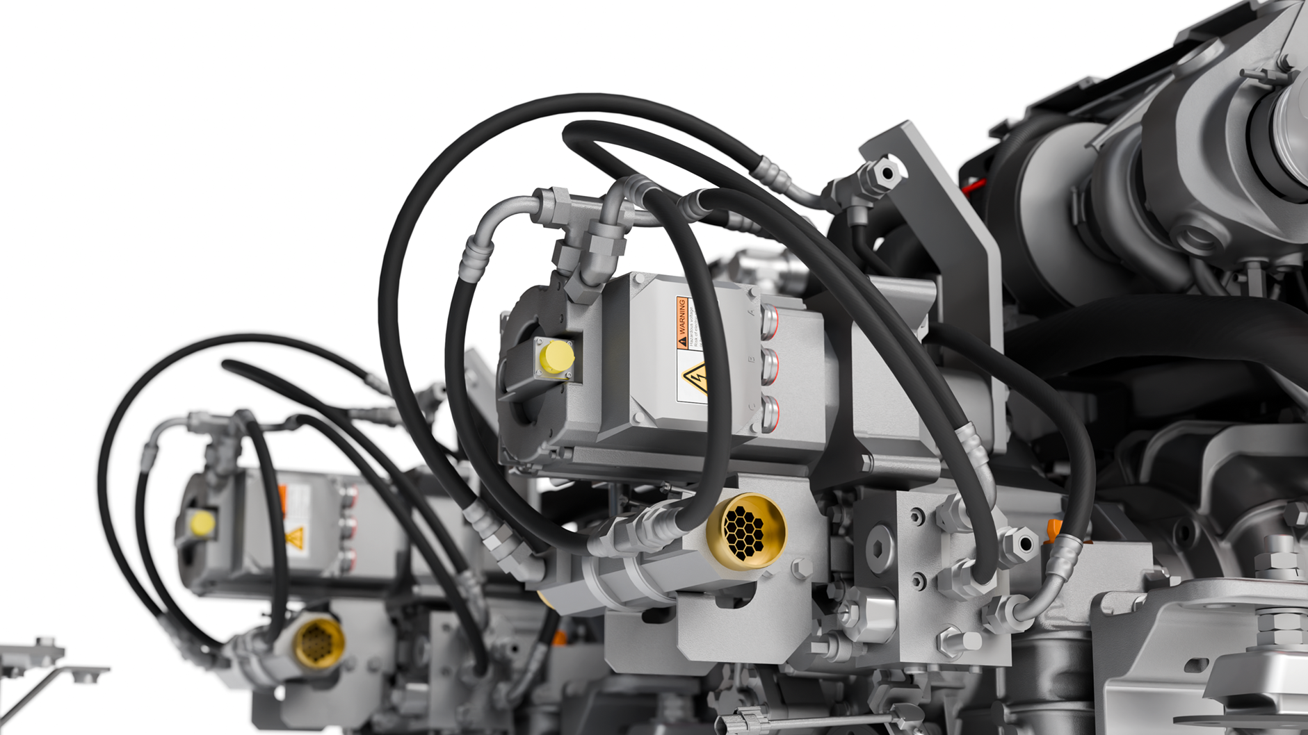 The YF12e Hybrid combines diesel and electric propulsion in one system
