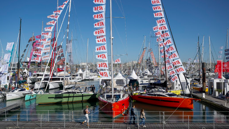 boats in a marina at a boat show - it's Grand Pavois La Rochelle Image courtesy of Olivier Blanchet GPO