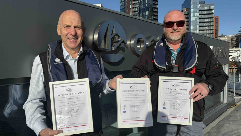 MDL Marinas retains triple ISO certification
