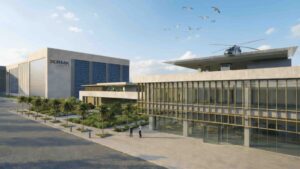 Rendering of RMK Yachts' new shipyard