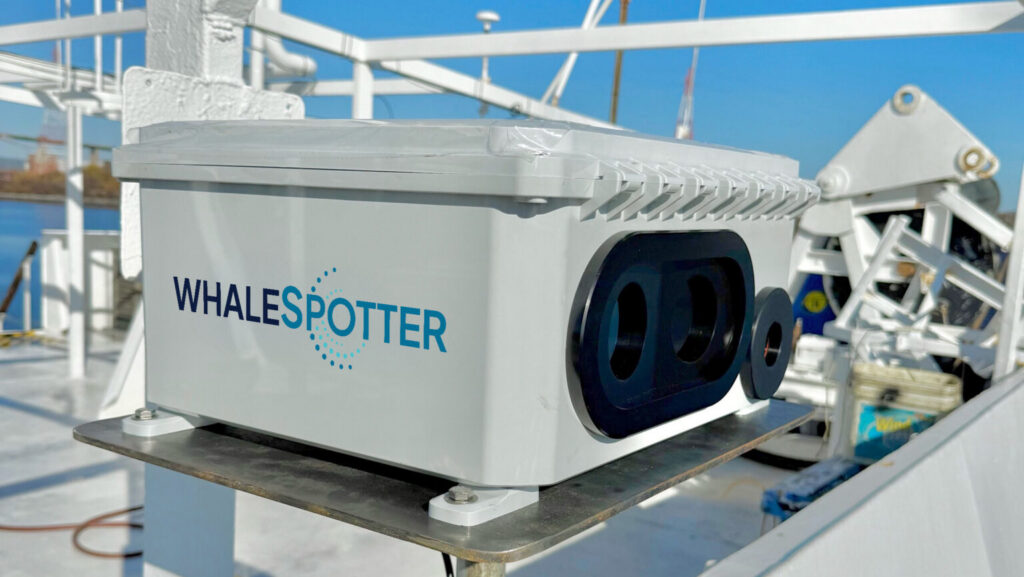 WhaleSpotter combines a thermal camera and processing computer in a single unit