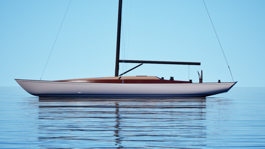 render of Spirit Yacht